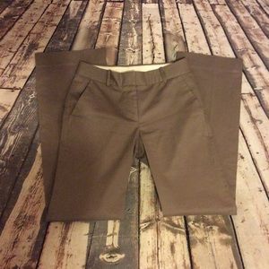 J.Crew khaki “Cafe Trouser” pants size 0